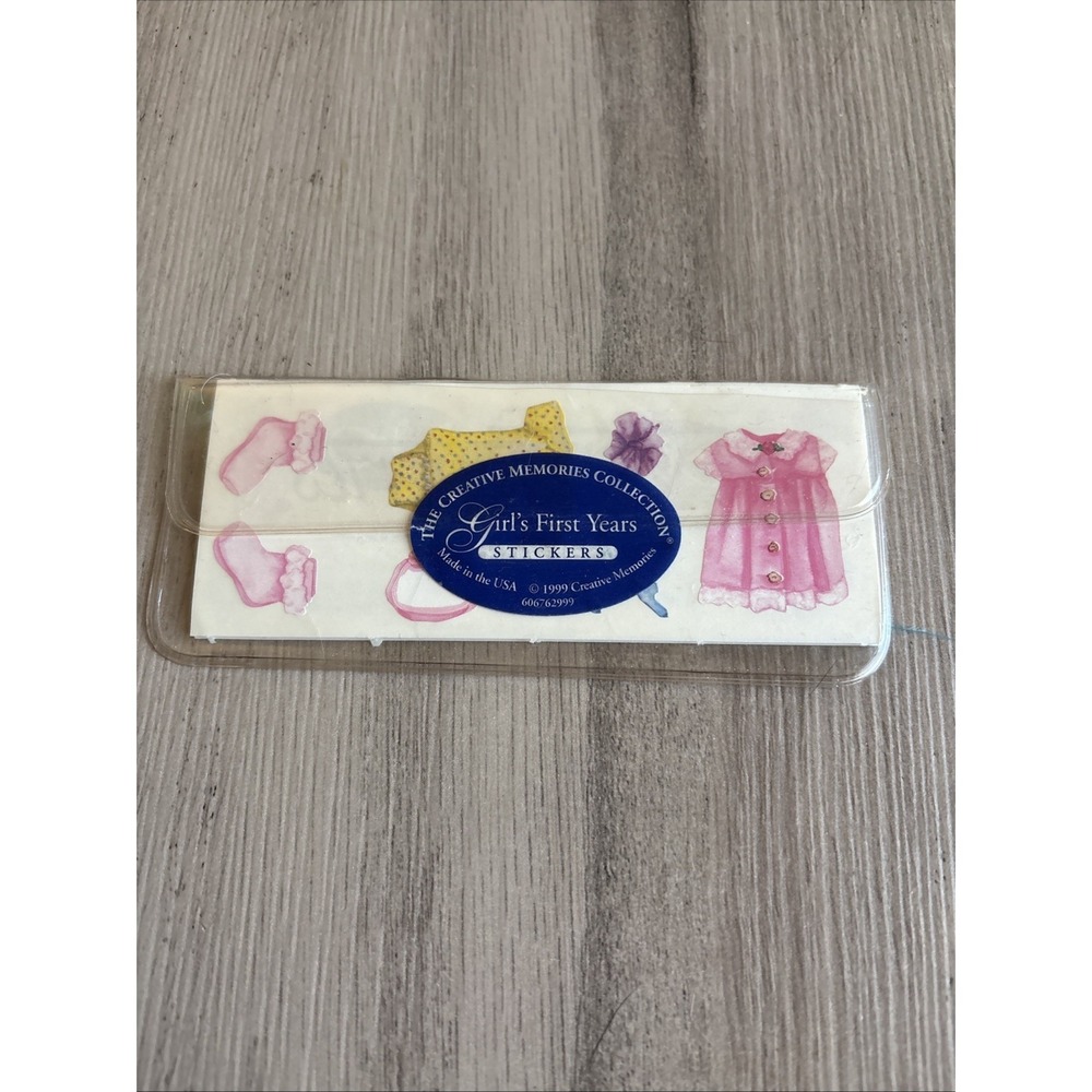 Creative Memories Stickers Package Girl's First Years Made In USA 1999